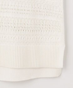 自由区 【洗える】フリンジディテール ニット