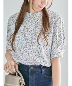 Te chichi パターンアソート5分袖ボウタイブラウス