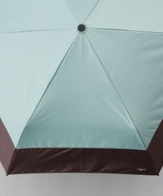 AURORA 【Ungrid（アングリッド）】切継ぎロゴプリント晴雨兼用傘（折りたたみ）