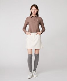 23区GOLF 飽きずに使えるベーシックアイテム【WOMEN】】 リブポロシャツ