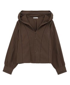 CRAFT STANDARD BOUTIQUE 梯子レースフード付きブラウス