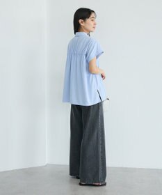 CRAFT STANDARD BOUTIQUE シャーリングショートスリーブブラウス