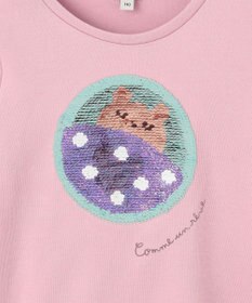 ANY KIDS ミラクルスパンコール長袖Tシャツ