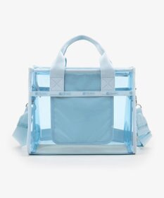 LeSportsac CLEAR MEDIUM TH TOTE/クリアスカイブルー