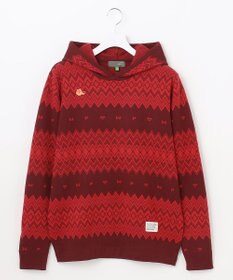 PW CIRCULUS 【手洗い可】【MEN】フェアアイルニットフーディ