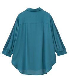 YECCA VECCA ラインプリーツスリーブシャツ