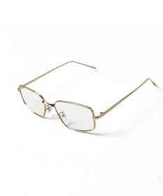 WEGO メタルフレームスクエアアイウェア