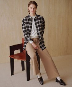 J.PRESS LADIES L コットン起毛タータンチェック シャツ ブラウス