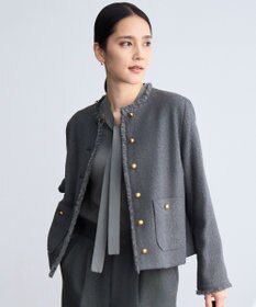 自由区 L 【SHIHOさん着用】ブライトリングツイード ジャケット