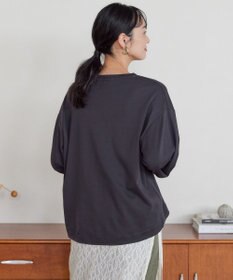 AMERICAN HOLIC 接触冷感7分袖タックスリーブカットプルオーバー