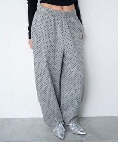 WEGO 【ウエストゴム/XSSMサイズ展開】スウェットワイドパンツ