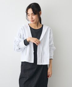 CRAFT STANDARD BOUTIQUE 梯子レースフード付きブラウス