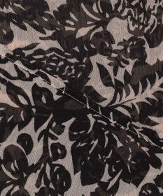 23区 【洗える】ボタニカルプリント スキッパー ブラウス