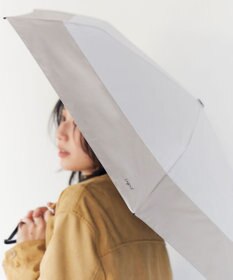AURORA 【Ungrid（アングリッド）】切継ぎロゴプリント晴雨兼用傘（折りたたみ）
