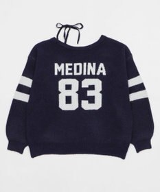 WEGO フラッフィー2WAYグラフィックワンショルBIGニット