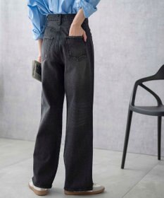 WEGO 【新色追加/美脚/XS～Lサイズ展開】ストレートデニムパンツ