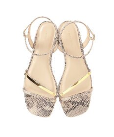 YECCA VECCA ゴールドバーサンダル