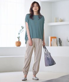 ANY 【洗濯機可/ストレッチ/ウエストゴム/UVカット】大人の7daysジョガーパンツ