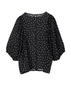 AMERICAN HOLIC ギャザースリーブドットブラウス