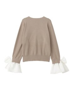 YECCA VECCA 2way袖リボンカーディガン