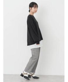 earth music&ecology アンチピリングバックスリットプルオーバー