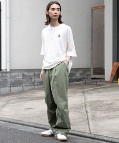 WEGO 【ユニセックス着用ITEM/綿100%/SMLサイズ展開】リラックスフィットワンポイントT（S）