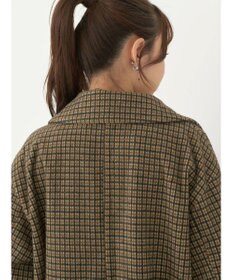 earth music&ecology ステンカラーコート（チェック）