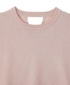 AMERICAN HOLIC 【WEB限定】接触冷感ラメフレンチスリーブニットプルオーバー