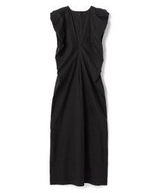 BEIGE， MALLOW / コットンタック バルーンスリーブドレス