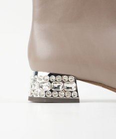 BONTRE 【MIONOTIS/ミオノティス】ビジューヒールブーツ/40712