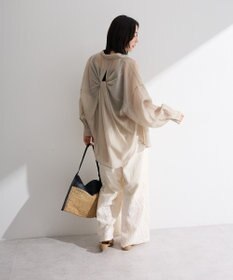 Green Parks 裾レースドッキングパンツ