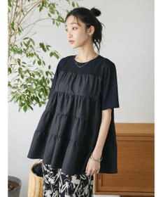 CRAFT STANDARD BOUTIQUE 異素材ティアードカットチュニック