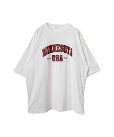 WEGO 【ユニセックス着用ITEM】カレッジロゴプリントT（SS）