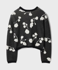 GRACE CONTINENTAL フクレジャガードニットカーディガン