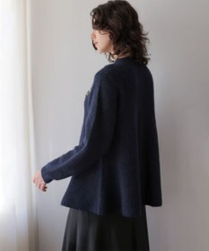 組曲 L へアリーヤーン フレア ニット