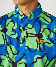 FILA GOLF／marie claire 【Loudmouth】総柄ポロシャツ