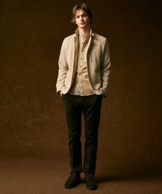 JOSEPH ABBOUD 【ウエストも伸びる！オーガニックコットン使用・25AW】トリコチンストレッチ パンツ
