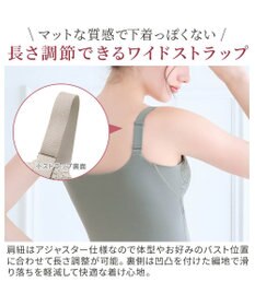 BRADELIS New York 【カヤビューティーラボ / ブラデリス】はくだけ簡単マドレーヌカップ綿混ブラキャミ24 ノンワイヤー 補正 下着 ブラトップ カップ付き