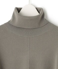 ICB 【洗える】 ヴィスコースワイド タートルネックプルオーバー