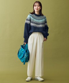 ANY ノルディックパターンニット