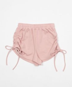 WEGO 【セットアップ対応】サイドドロストスウェットショートパンツ