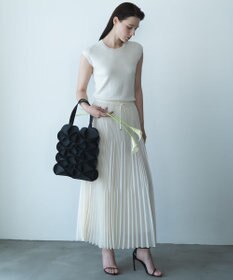 自由区 【カトリエムブーケ】Plis aleatoires シアープリーツスカート