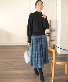 組曲 L ギミックチェックツイードスカート