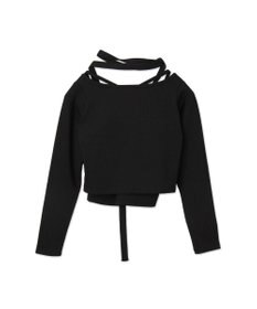 WEGO 【2点SET】ワンポイント刺繍キャミセットカーデ