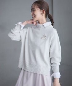 組曲 【ボウタイ付き】メッセージシャーティング シャツ