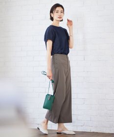 J.PRESS LADIES 【接触冷感・吸水速乾】MULTI EFFECT JERSEY フレンチスリーブ ドルマン カットソー