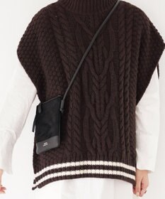 Hekhèr Le Style de Vie 【日本製】ハラコ×シュリンクレザー スマートフォンポシェット