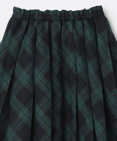 ANY KIDS チェックプリーツスカート