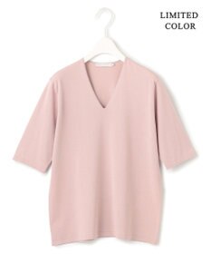 ICB 【洗える】シンセティックハイゲージ 半袖ニット