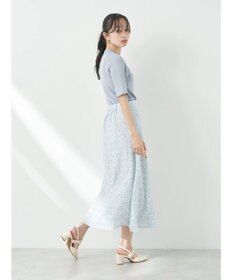 earth music&ecology ショルダーボタンリブニットプルオーバー